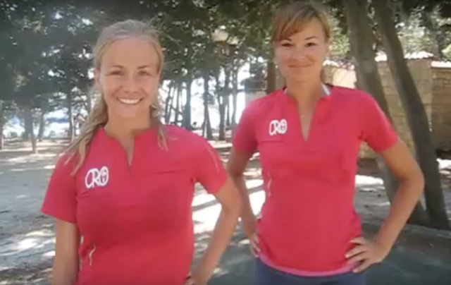  Petra och Katarina från CroRunning 